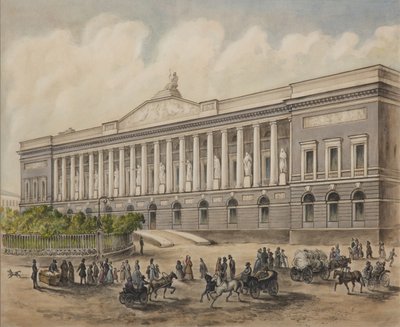 圣彼得堡帝国公共图书馆，1840年代 作者 彼得·费奥多罗维奇·波雷尔（Pyotr Fyodorovich Borel）