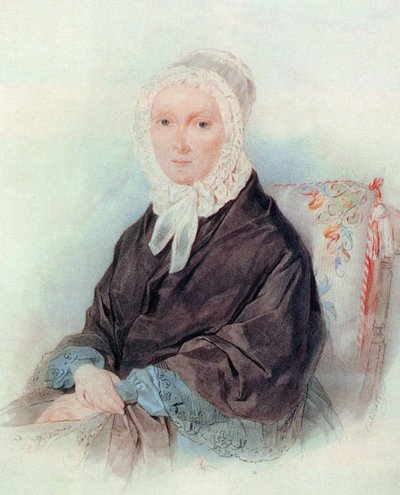 A. N. Venevitinova 的肖像 作者 彼得·费奥多罗维奇·索科洛夫