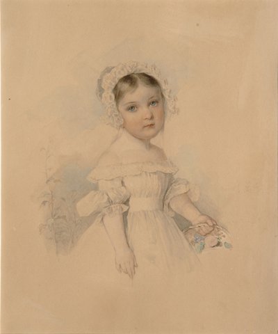 伯爵夫人亚历山德拉的肖像Alexandrovna Golitsyna 1823-1910，1820年代中期 作者 彼得·费奥多罗维奇·索科洛夫