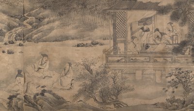 诗人聚集在兰亭，时间为1607年。 作者 乾宫