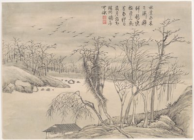 冬季景观和花卉。 作者 钱伟成