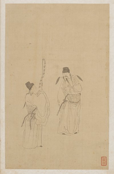 数据 作者 Qing Dynasty Chinese School