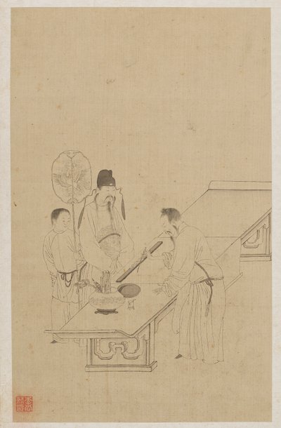 数据 作者 Qing Dynasty Chinese School