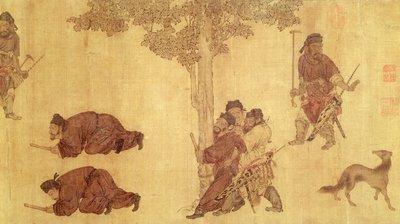 狩猎场景 作者 清代中文学校