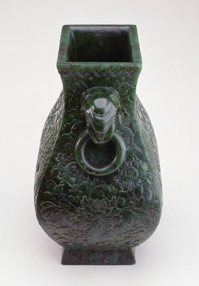 干隆时期（1736-96）（玉）皇家青铜器方形 作者 Qing Dynasty Chinese School