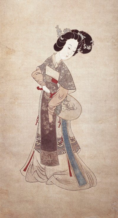 中国夫人，任重（绢本） 作者 清代中文学校