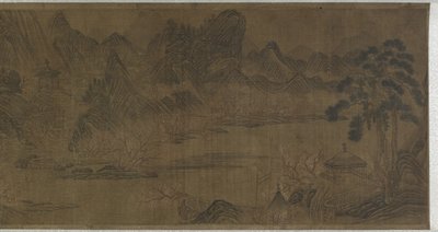 桃花源泉 作者 Qing Dynasty Chinese School
