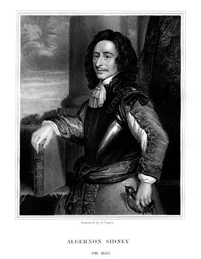 悉尼阿尔杰农（Algernon Sydney），英国政治家，1824年。 作者 库珀