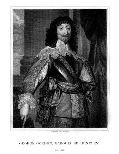 乔治·高登（George Gordon），亨特利第二任侯爵，1823年。 作者 库珀