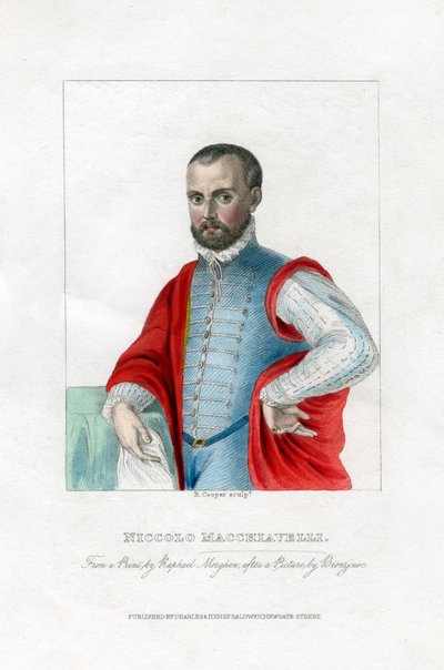 尼科洛·马基雅维利（Niccolo Machiavelli），意大利文艺复兴时期的政治哲学家。 作者 库珀