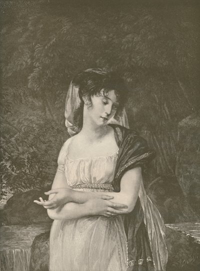 Lucien Bonaparte夫人，1800年，1896年。 作者 R. G. Tietze