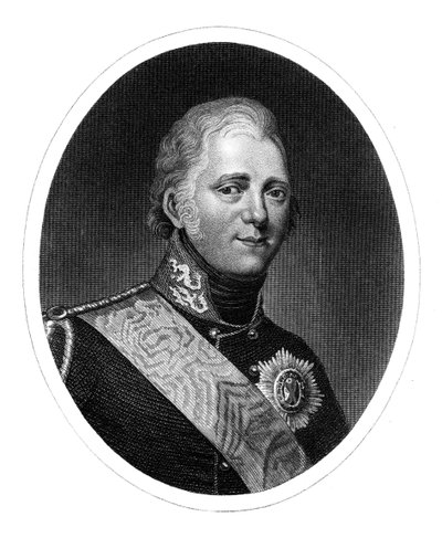 俄罗斯沙皇亚历山大一世（Alexander I），1826年。 作者 R.佩奇