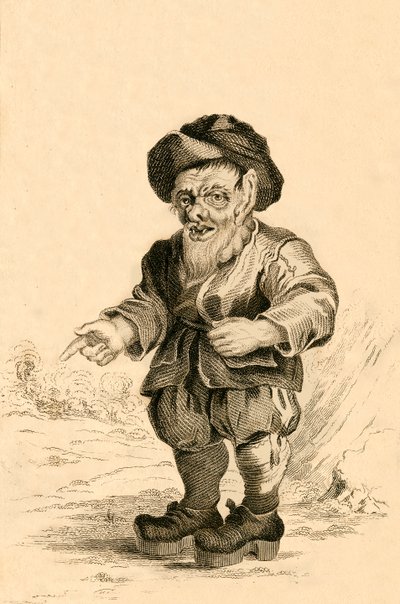贝尔特霍尔德（Bertholde），伦巴第国王（Alboinus King of Lombardy）的首相，1821年。 作者 R.佩奇