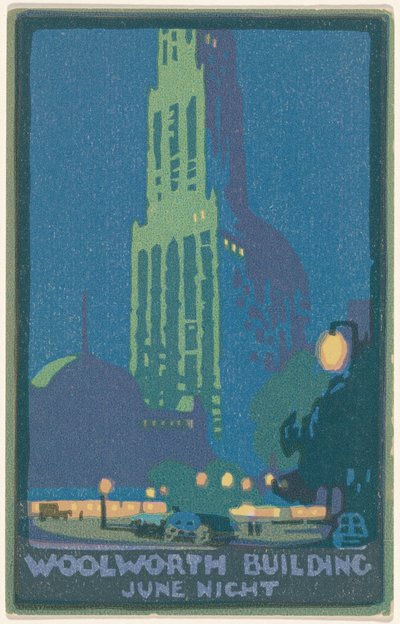 伍尔沃斯大厦六月之夜 作者 Rachael Robinson Elmer