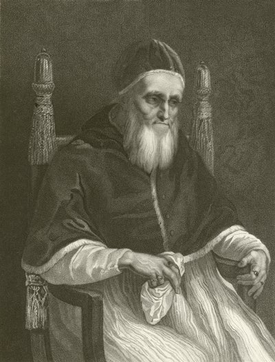 朱利叶斯第二 作者 拉斐尔（Raffaello Sanzio Raphael）