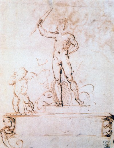 概述节日装饰的构图，c1500-1520 作者 拉斐尔（Raffaello Sanzio Raphael）