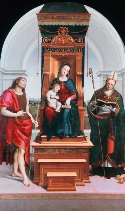安西迪·麦当娜（1505） 作者 拉斐尔（Raffaello Sanzio Raphael）