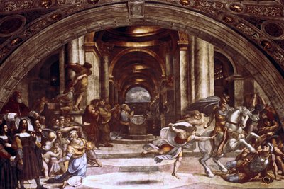 1512年至1514年从圣殿中驱逐Heliodorus 作者 拉斐尔（Raffaello Sanzio Raphael）