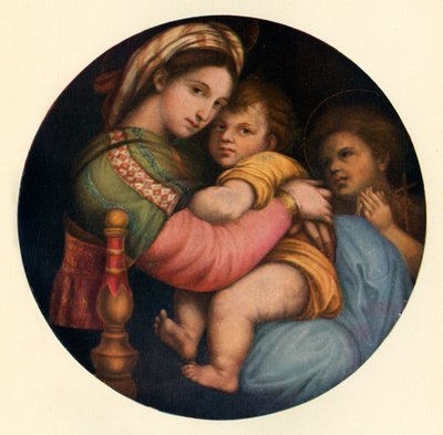 麦当娜·德拉·塞迪亚（Madonna Della Sedia），c1514，c1912 作者 Raffaello Sanzio Raphael