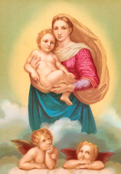 西斯廷麦当娜 作者 Raffaello Sanzio Raphael