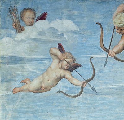 Galatea的胜利，1512-14（壁画）（细节56473） 作者 拉斐尔（Raffaello Sanzio Raphael）