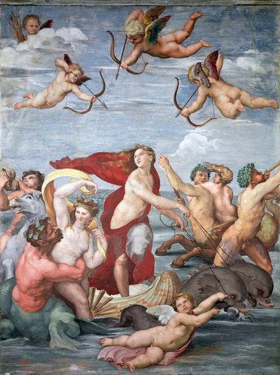 加拉太的胜利c。 1512 作者 拉斐尔（Raffaello Sanzio Raphael）