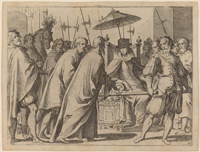 奥地利的玛格丽特被抬上了躺椅 作者 拉斐尔（Raffaello Schiaminossi）