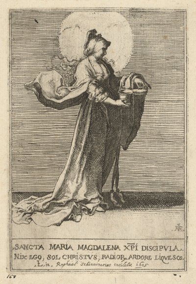抹大拉的圣玛丽 作者 Raffaello Schiaminossi，根据 Lucas van Leyden