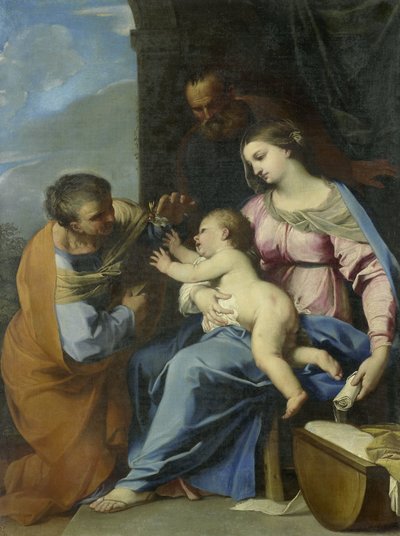 The Holy Family 作者 Raffaello Vanni（归属于）