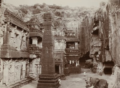 卡利亚斯岩石庙，埃洛拉 作者 拉贾·迪恩·达亚尔（Raja Deen Dayal）