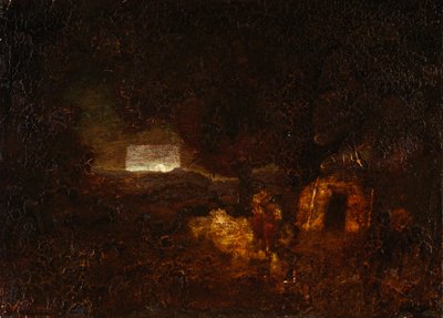 独木舟建造者，1879年后。 作者 拉尔夫·阿尔伯特·布莱克洛克