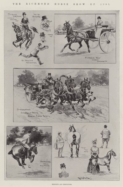 1901年的里士满马展 作者 Ralph Cleaver