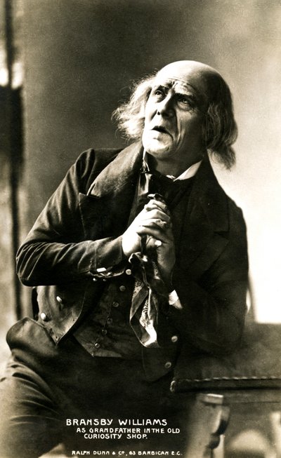 布兰斯比·威廉姆斯（Bransby Williams）1870-1961年，英国演员，二十世纪初。 作者 拉尔夫·邓恩公司