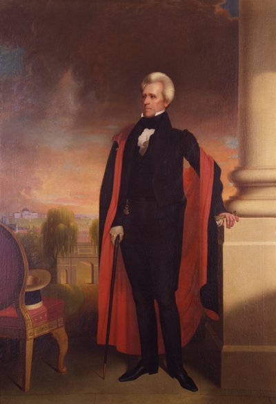 安德鲁-杰克逊，1836-1837。 作者 拉尔夫·厄尔