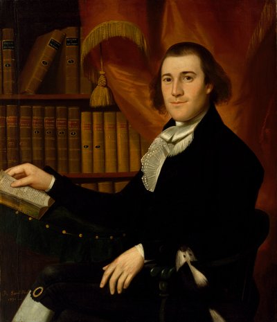 Mason Fitch Cogswell博士的肖像，1791年 作者 拉尔夫·厄尔