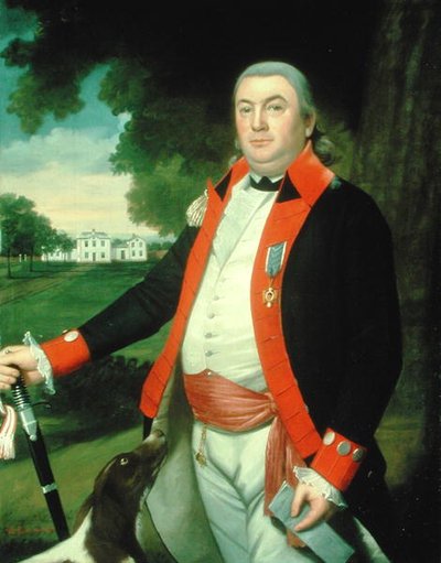 康涅狄格州米德尔顿的约翰-普拉特上尉的画像 作者 拉尔夫伯爵或伯爵