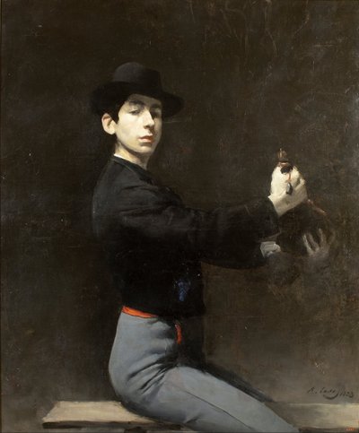 自画像 作者 Ramón Casas