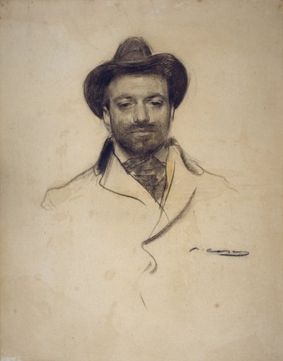 Josep Maria Sert肖像1874-1945 作者 拉蒙·卡萨斯·卡博