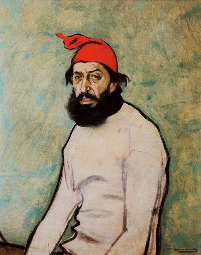 Pere Romeu 的肖像 作者 拉蒙·卡萨斯·卡博