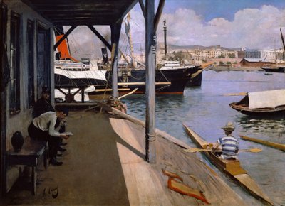 Yacht Club in Barcelona 作者 拉蒙·卡萨斯·卡博