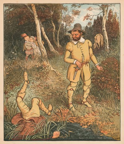那个心情最温和的人杀了对方，c1880。 作者 伦道夫·卡尔德科特
