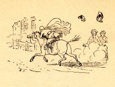 约翰·吉尔宾斯（John Gilpins）的马bolt，帽子和假发被吹走，1878年，c1918年。 作者 伦道夫·卡尔德科特