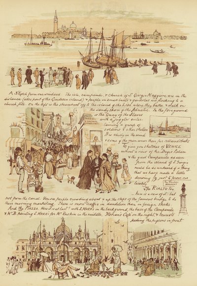 致我们从未去过威尼斯的朋友（chromolitho） 作者 Randolph Caldecott