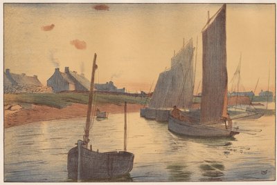 海上的悲伤》，1898年。 作者 拉乌尔·安德烈·乌尔曼