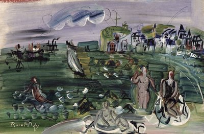圣阿德雷斯的沐浴者（布面油画） 作者 拉乌尔·杜菲