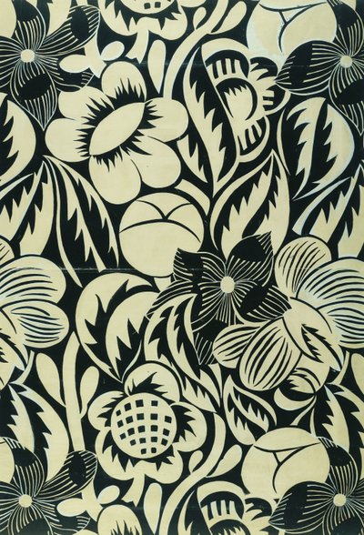黑与白的花；Les Fleurs Noires et Blanches 作者 拉乌尔·杜菲