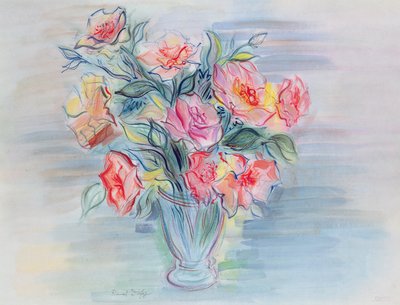 花瓶中的一束花 作者 拉乌尔·杜菲