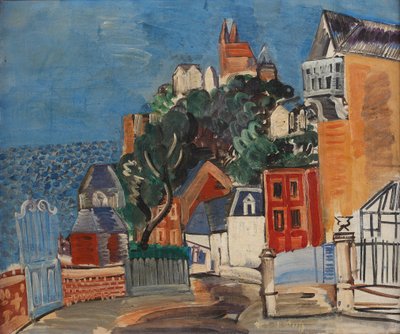 下海湾，约 1924 年（布面油画） 作者 拉乌尔·杜菲