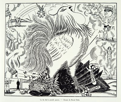 大战结束》，选自《第三共和国史》，第一卷，《政治史》，1933 年出版（石印本） 作者 拉乌尔·杜菲