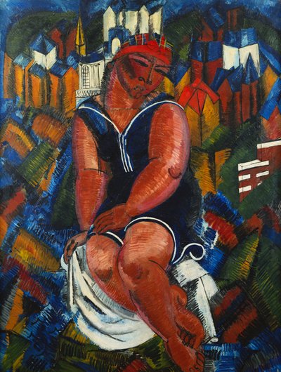 大浴女；Le Grande Baigneuse 作者 拉乌尔·杜菲